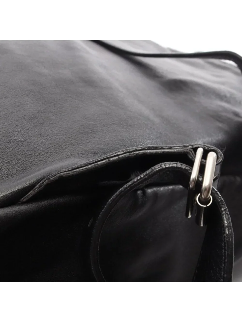 Saint Laurent Paris Backpack Festival Fringe Black Leather
